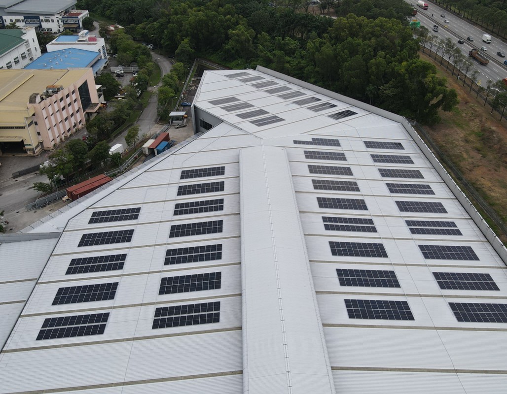 Multinational Chemical Supplier with solar panels