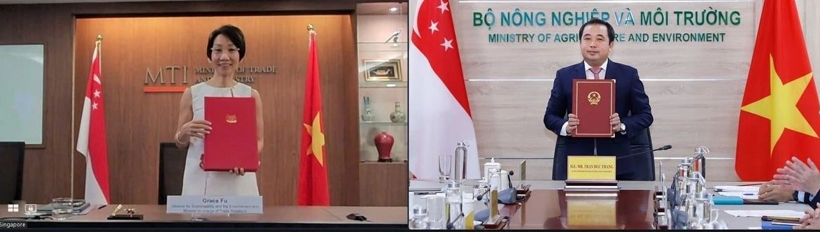 Singapore and Vietnam sign an Implementation Agreement to collaborate on carbon credits under Article 6 of the Paris Agreement.